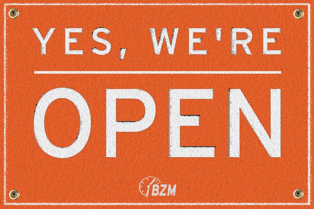 YES WE ARE OPEN