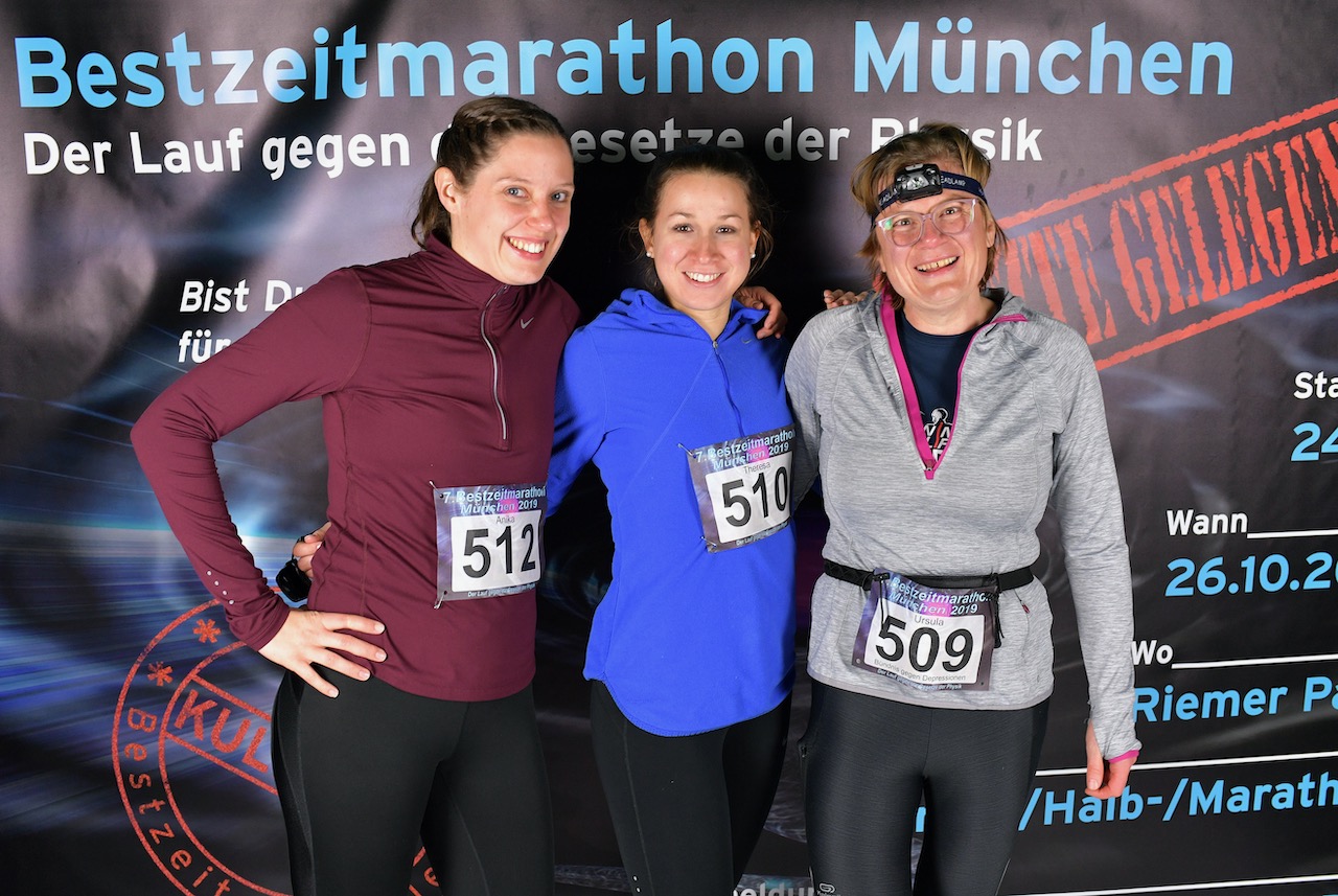 Bestzeitmarathon München - der Lauf gegen die Gesetze der Physik am 26.10.2019 in München-Riem. 
Fotocredit
Hannes Magerstaedt
hannes@magerstaedt.de
Tel.+49 (0) 1728178700