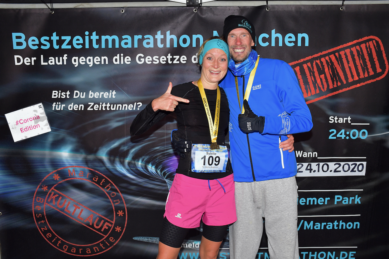 Bestzeitmarathon München - der Lauf gegen die Gesetze der Physik am 24.10.2020 in München-Riem.
Fotocredit
Hannes Magerstaedt