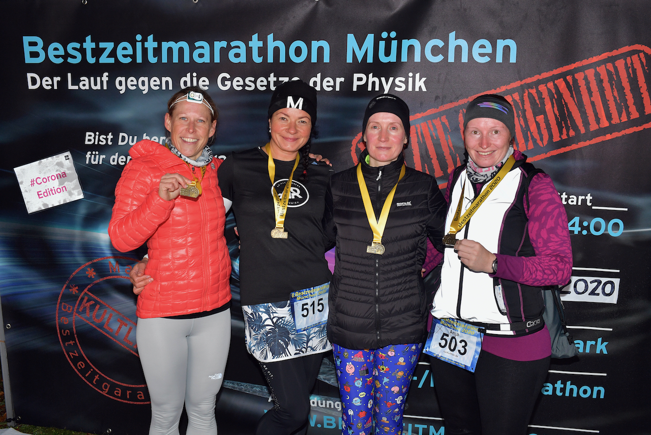 Bestzeitmarathon München - der Lauf gegen die Gesetze der Physik am 24.10.2020 in München-Riem.
Fotocredit
Hannes Magerstaedt