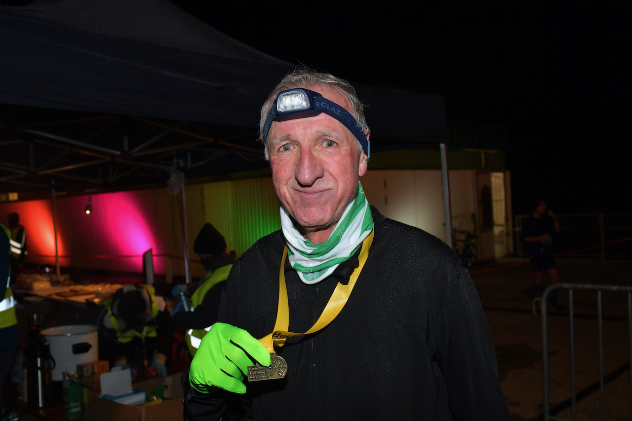 Bestzeitmarathon München - der Lauf gegen die Gesetze der Physik am 24.10.2020 in München-Riem.FotocreditHannes Magerstaedt