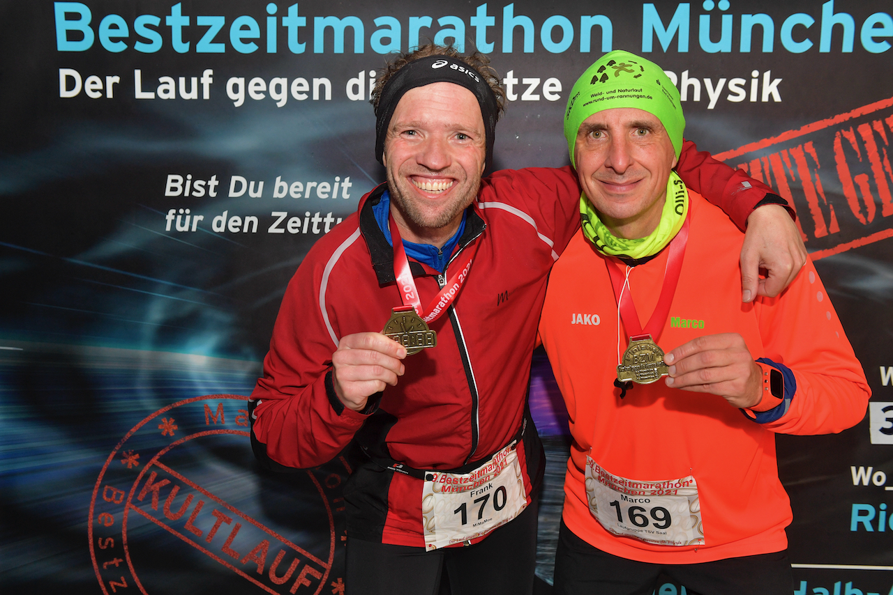 Bestzeitmarathon München - der Lauf gegen die Gesetze der Physik am 30.10.2021 in München Riem.FotografHannes Magerstaedthannes@magerstaedt.deTel. +491728178700