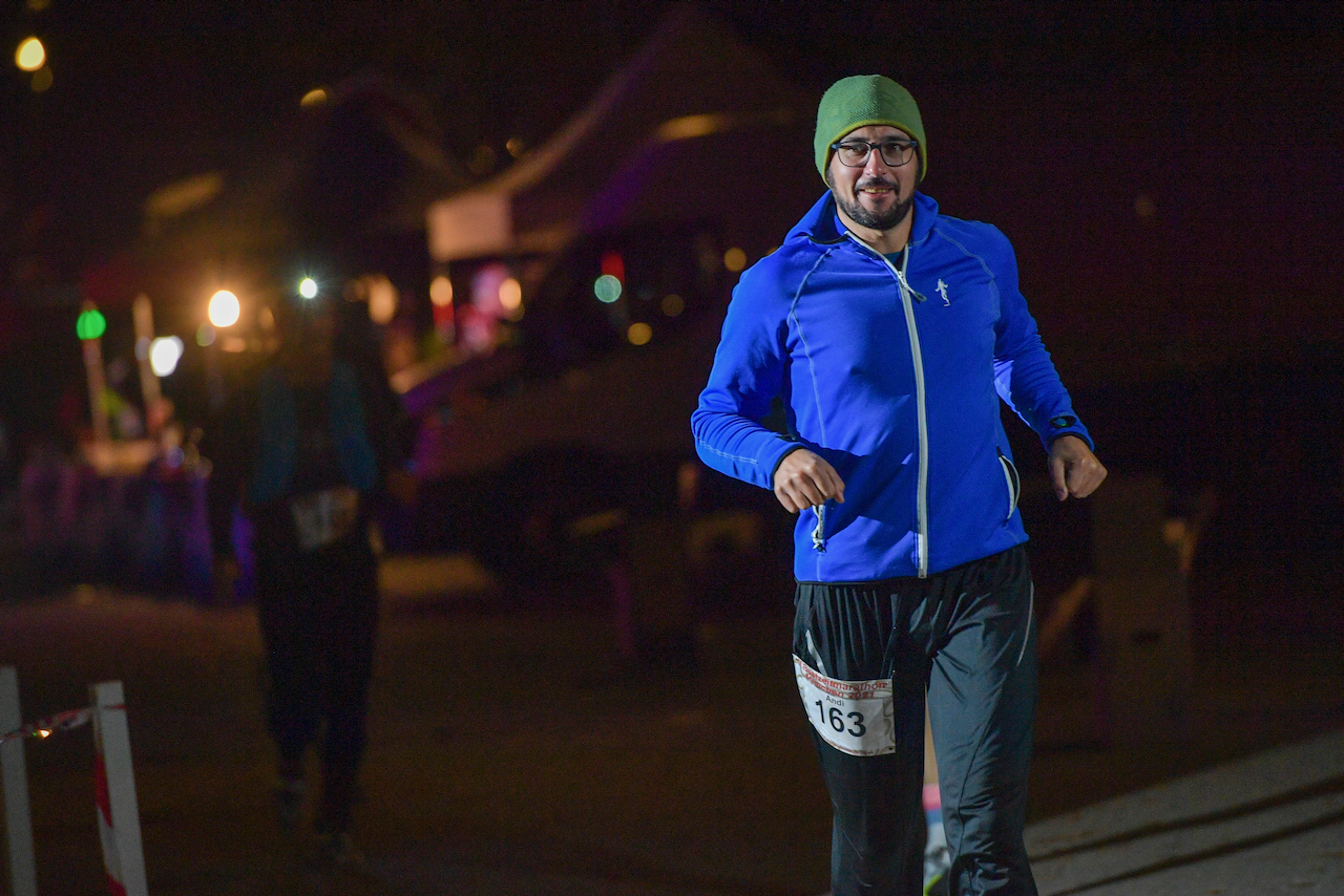 Bestzeitmarathon München - der Lauf gegen die Gesetze der Physik am 30.10.2021 in München Riem.FotografHannes Magerstaedthannes@magerstaedt.deTel. +491728178700