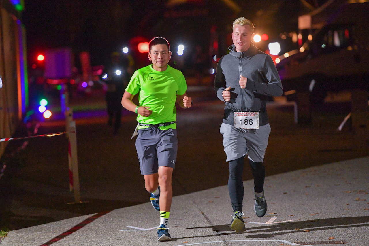 Bestzeitmarathon München - der Lauf gegen die Gesetze der Physik am 30.10.2021 in München Riem.FotografHannes Magerstaedthannes@magerstaedt.deTel. +491728178700