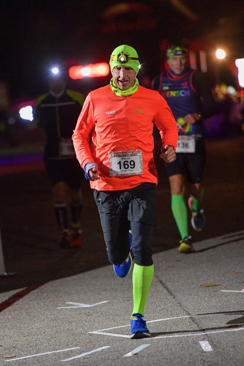 Bestzeitmarathon München - der Lauf gegen die Gesetze der Physik am 30.10.2021 in München Riem.FotografHannes Magerstaedthannes@magerstaedt.deTel. +491728178700