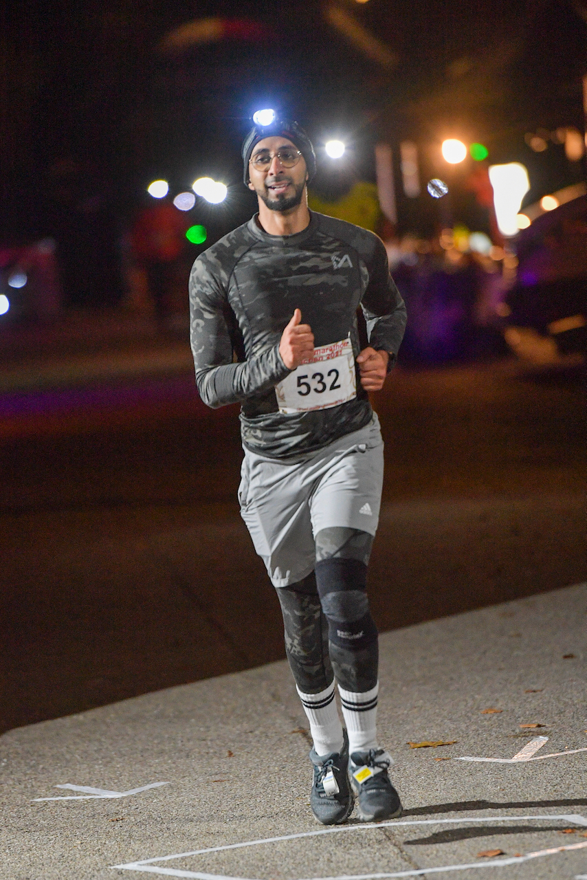 Bestzeitmarathon München - der Lauf gegen die Gesetze der Physik am 30.10.2021 in München Riem.FotografHannes Magerstaedthannes@magerstaedt.deTel. +491728178700