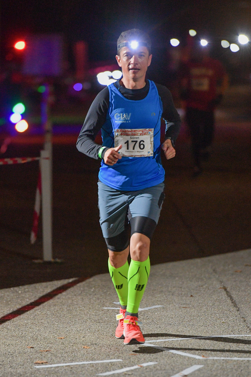 Bestzeitmarathon München - der Lauf gegen die Gesetze der Physik am 30.10.2021 in München Riem.FotografHannes Magerstaedthannes@magerstaedt.deTel. +491728178700