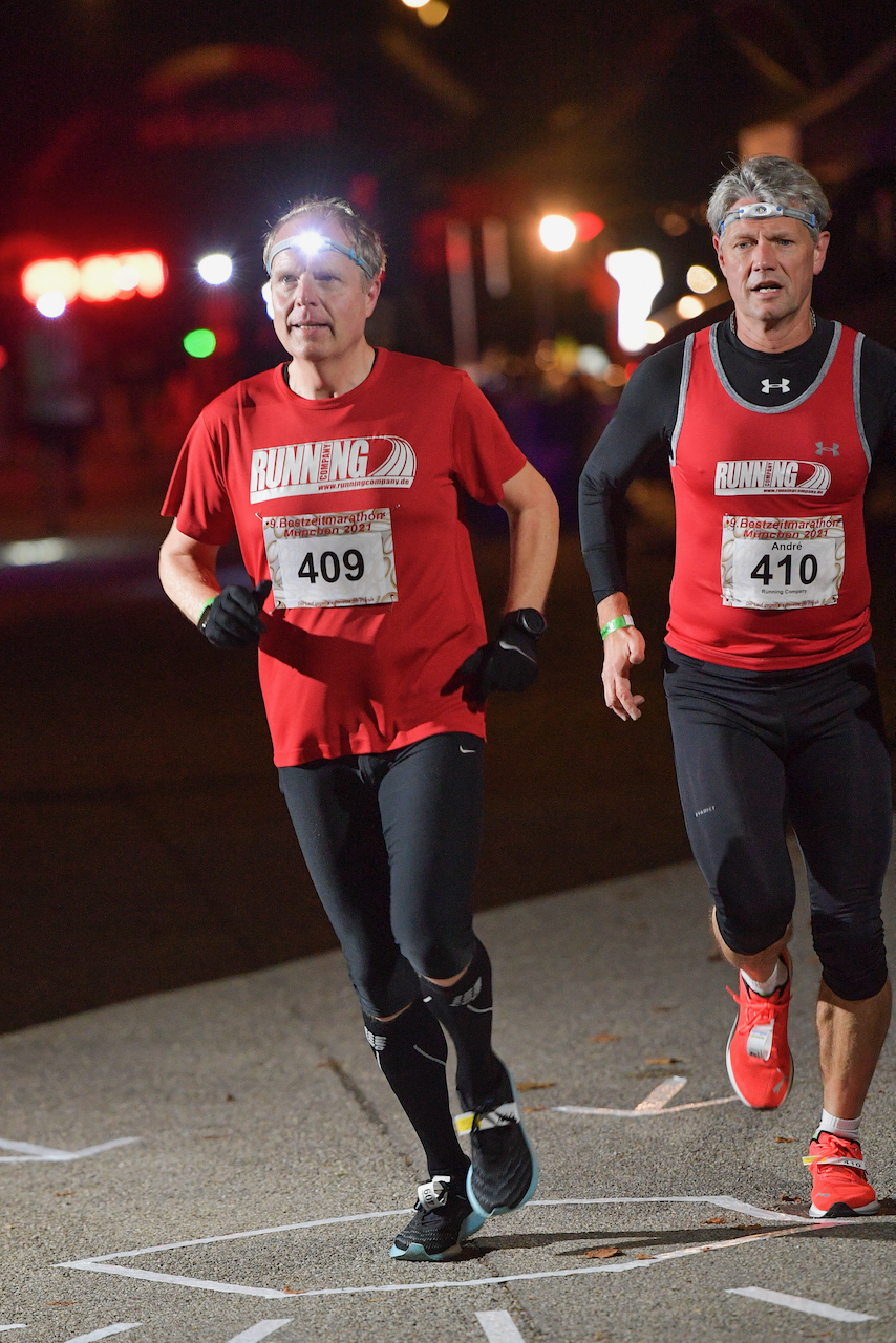 Bestzeitmarathon München - der Lauf gegen die Gesetze der Physik am 30.10.2021 in München Riem.FotografHannes Magerstaedthannes@magerstaedt.deTel. +491728178700